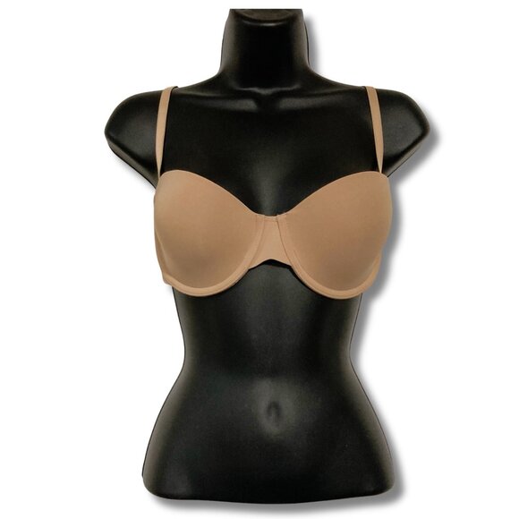 GAPBODY 34C Taupe nude smooth convertible strap strapless underwire t-shirt bra - Picture 3 of 12